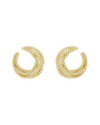 Suzy Levian Suzy Levian Silver Cz Statement Earrings