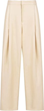 Marni Pantaloni a gamba ampia con pieghe - Toni neutri