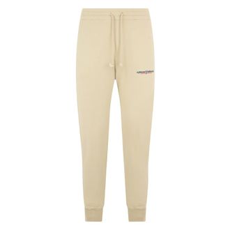 Diesel Sweatpants, male, Beige, Size: M Slim Pants with Sporty Elastic Hems
