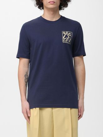 Marni T-shirt in cotone a girocollo con stampa Marni