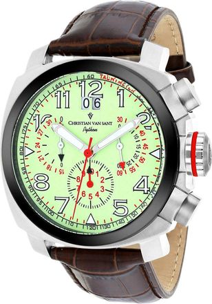 Christian Van Sant Mens Luminous dial Watch