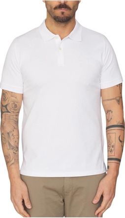 Trussardi Polo-Stretch Piquet - Heren - Polos - Wit - M - Katoen - Tops