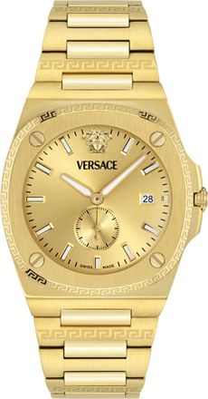 Versace Tolomeo Heren Horloge Goudkleurig VE0V00525