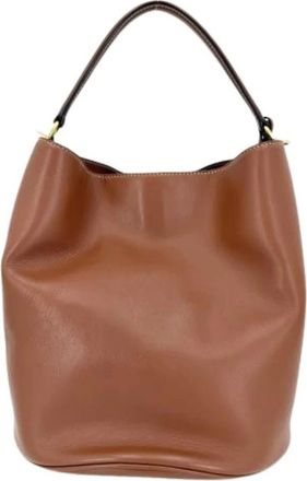Celine Pre-owned Vintage Bucket Bag - Dames - Vintage Tas - Bruin - ONE Size - Leer - Vintage