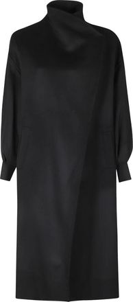 Federica Tosi Cappotto Monopetto - - Coats - Donna - Nero - S
