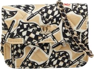 Chanel Pre-owned Mini Bags, female, Beige, Size: ONE SIZE Pre-owned Vintage Mini Shoulder Bag