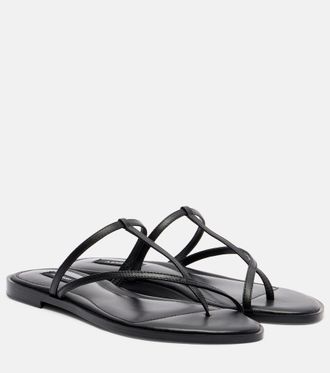 A.Emery Cyrus leather thong sandals