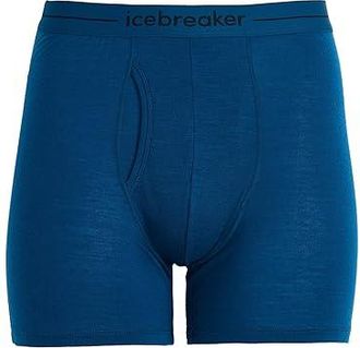 Icebreaker Merino 150 Anatomica Boxers wFly Mens Underwear Atlantis : XL, Elastane/Polyamide/Wool