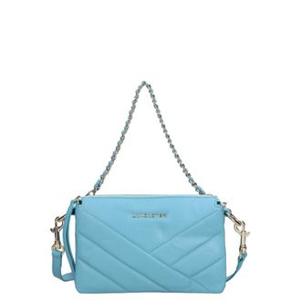 Lancaster Zachte Matelass&eacute; Schoudertas - Dames - Schoudertassen - Blauw - ONE Size - Leer - Tassen