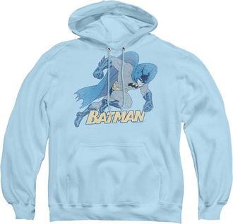 Gildan Batman Running Retro Adult Pull Over Hoodie / Hooded Sweatshirt