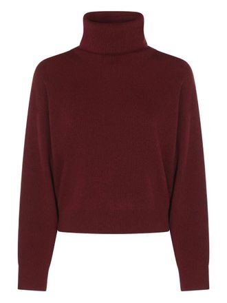 Brunello Cucinelli Maglia Collo Alto In Misto Cashmere A Costine-Donna