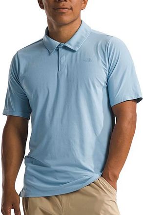 The North Face Dune Sky Polo In Steel Blue