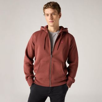 Levi's Non Graphic Zip Up Sweatshirt - Mens - 2XL - Red