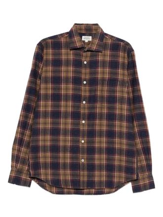 Hartford checked shirt - Brown