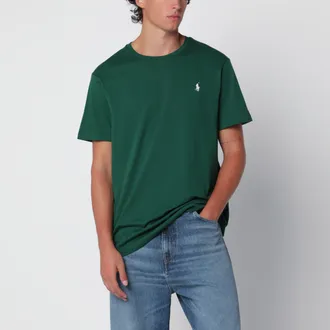 Polo Ralph Lauren Embroidered green cotton T-shirt