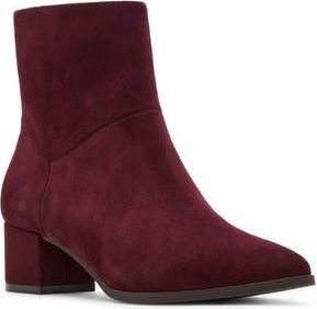 Blondo Amy Waterproof Ankle Bootie in Wine Suede at Nordstrom Rack, Size 6.5