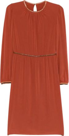 Prada Abito a maniche lunghe - Rosso