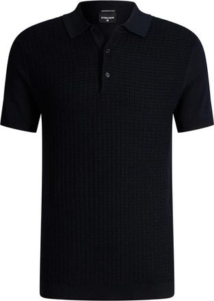 Strellson Donkerblauw biologisch katoenen poloshirt - Heren - Polos - Blauw - M - Katoen - Tops