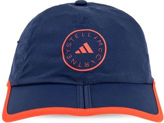 adidas by Stella McCartney x by Stella McCartney logo hat - women - Recycled Polyamide - One Size - Blue