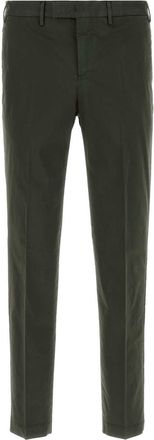 Pantaloni Torino Bottle Green Stretch Cotton Pant