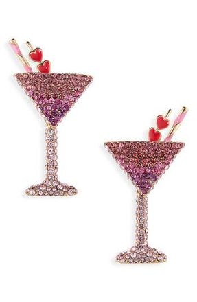 BaubleBar Love On the Rocks Stud Earrings in Pink at Nordstrom Rack