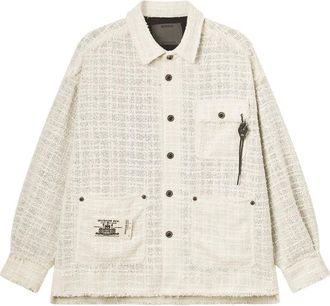 Musium Div. Camicia con tasca e bottoni - Toni neutri