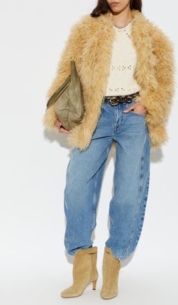 Isabel Marant Faux Fur ylae, Womens, Yellow