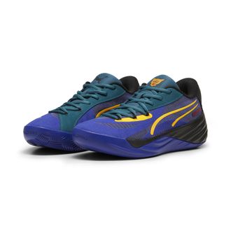 Puma All-Pro NITRO Crowd Craze Unisex Basketball Shoes - Blue Rubber - Size UK 10