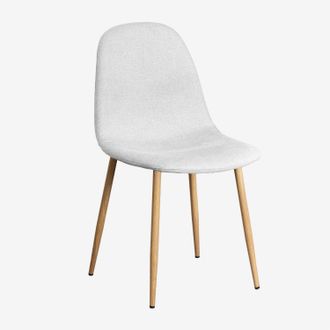 Sklum Sklum - Pack De 4 Sillas De Comedor Glamm Madera Natural