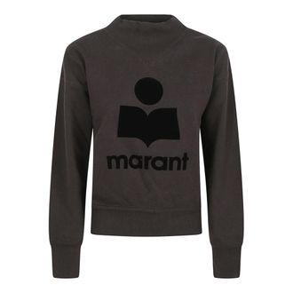 Isabel Marant Sweatshirts, female, Black, Size: 2XS Moby Sweatshirt