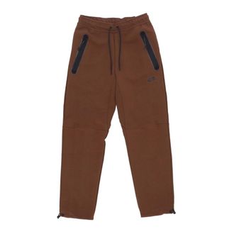 Nike Broeken, Heren, Bruin, S, Katoen, Tech Fleece Lichtgewicht Trainingsbroek Cacao