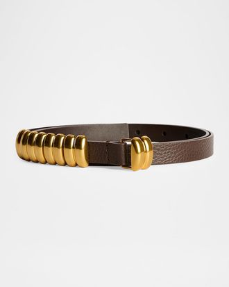 By Malene Birger Ounlo Adjustable Leather Belt