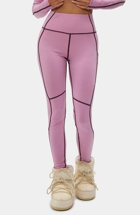 Halfdays Hallie High Waist Leggings in Amethyst at Nordstrom, Size Large