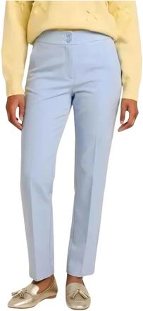 Am&eacute;lie & Am&eacute;lie Amsterdam Broek - Dames - Slim Fit Broeken - Blauw - L - Broeken