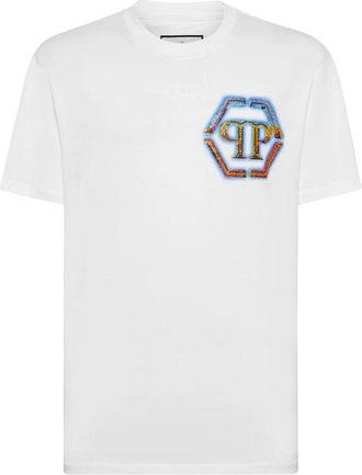 Philipp Plein Stijlvolle T-shirts voor Mannen en Vrouwen - Heren - T-shirts - Wit - L - Tops