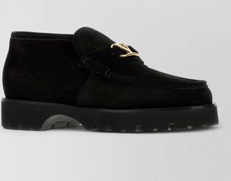 Valentino Garavani suede monk shoes