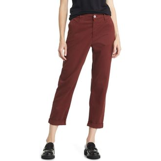 AG - Adriano Goldschmied The Caden Straight Leg Pants in Dark Sangria at Nordstrom Rack, Size 29