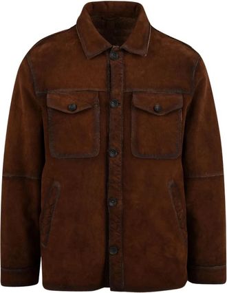 The Jack Leathers Coats - Heren - Zomerjassen - Bruin - L - Jassen