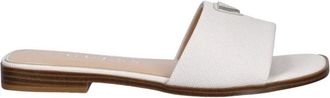 Guess Schoenen, Dames, Wit, 40 EU, Ramlan Logo Sandalen