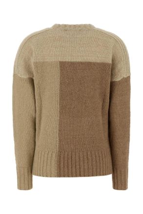 Isabel Marant Womens Multicolor Acrylic Blend Davy Sweater Beige Maglieria