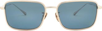 Chopard Polarized Blue Rectangular Unisex Sunglasses SCHF84M 8FZP 59