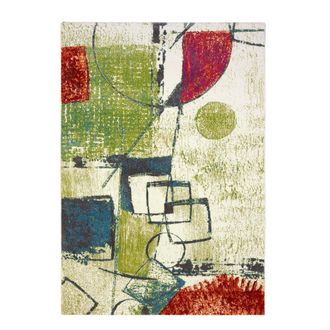 Oresteluchetta Alfombra de ba&ntilde;o 100% polipropileno multicolor 60 x 110 cm
