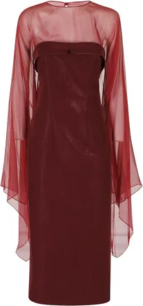 Alberta Ferretti Donna, Abiti, Rosso, XL, new