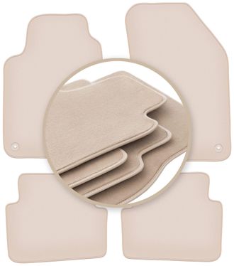 OEM Alfombrillas Beige Premium Para Renault Laguna Ii Familiar, Liftback 2001-2007