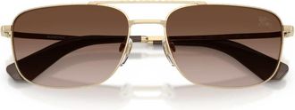 Burberry Occhiali da sole - unisex - Zonnebrillen - Geel - 59 MM - Accessoires