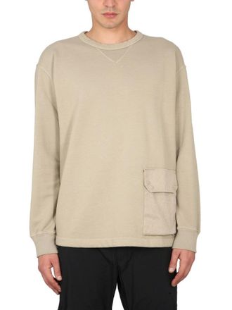 Ten c Relaxed Fit Cotton Sweatshirt