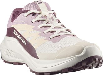 Salomon Trailrunningschuh SALOMON ALPHAGLIDE, Damen, Gr. 38,5, tapioca, dawn pink, huckleberry, Synthetik, Textil, Schuhe Trailrunningschuh