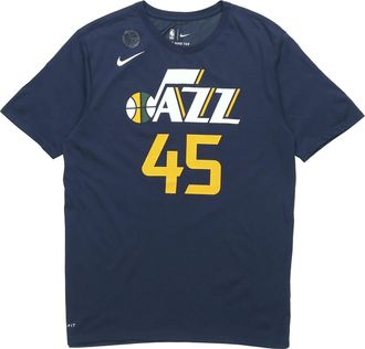 Nike NBA Mitchell Utah Jazz Team limited Jersey Navy Blue 870813-425