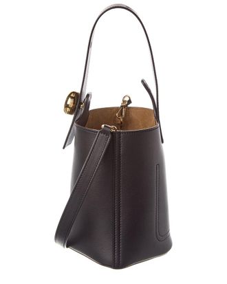 Loewe Pebble Mini Leather Bucket Bag