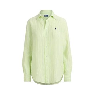 Polo Ralph Lauren Shirts, female, Green, Size: XS Classic Fit Shirt